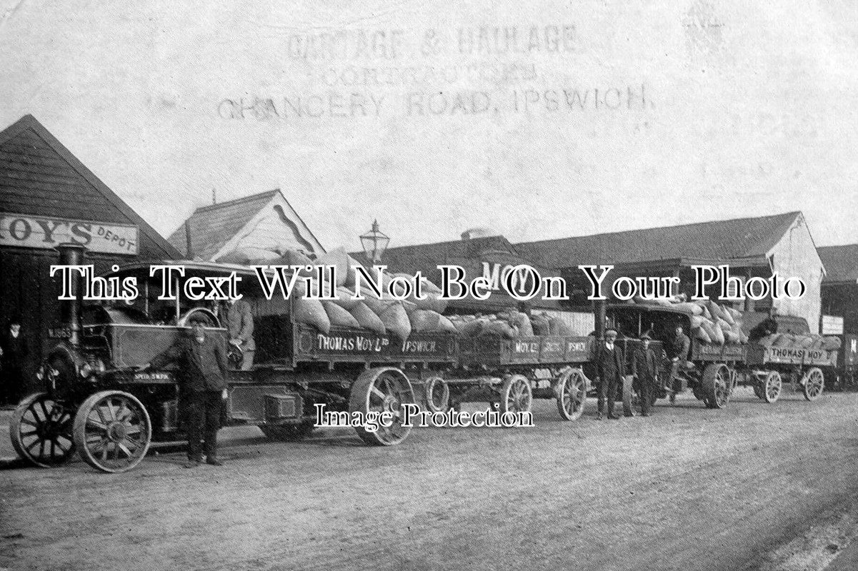 SF 487 - Thomas Moy Cartage & Haulage, Chancery Road, Ipswich, Suffolk c1913