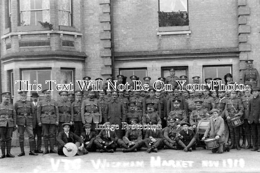 SF 495 - Military Group, Wickham Market, Suffolk c1918