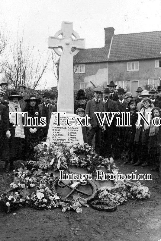 SF 501 - Witnesham War Memorial, Suffolk