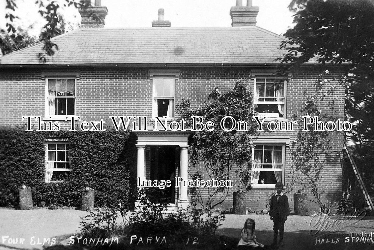 SF 520 - Four Elms, Stonham Parva, Suffolk c1910
