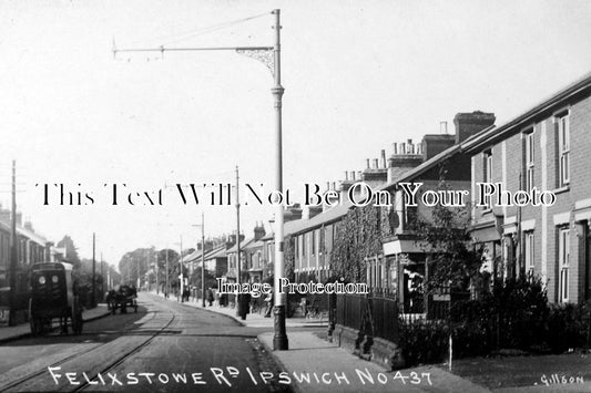 SF 532 - Felixstowe Road, Ipswich, Suffolk c1910