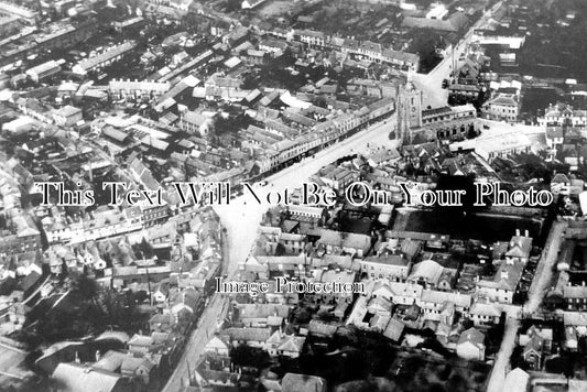 SF 553 - Aerial View Of Sudbury, Suffolk c1925