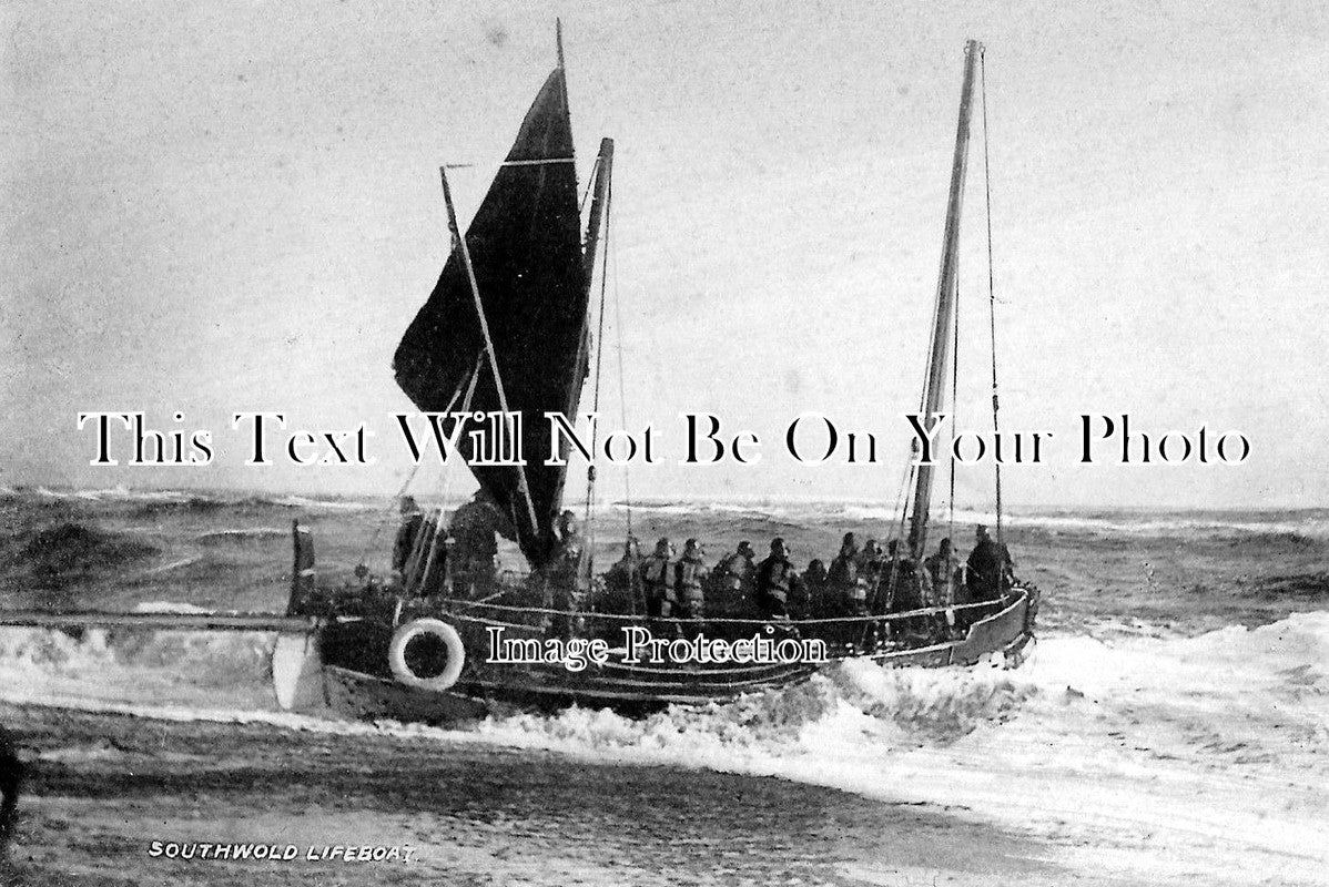 SF 568 - Southwold Lifeboat, Suffolk c1910