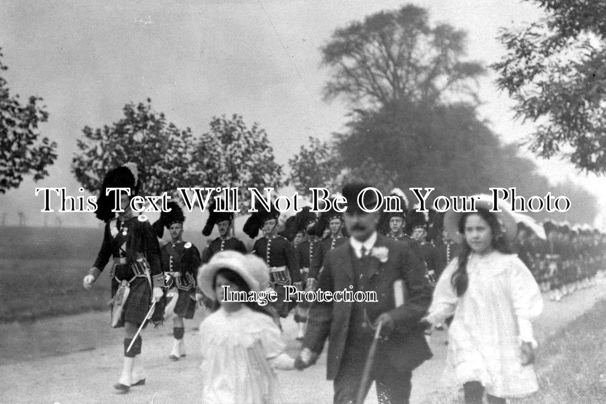 SF 576 - The Black Watch On Parade In Lowestoft, Suffolk