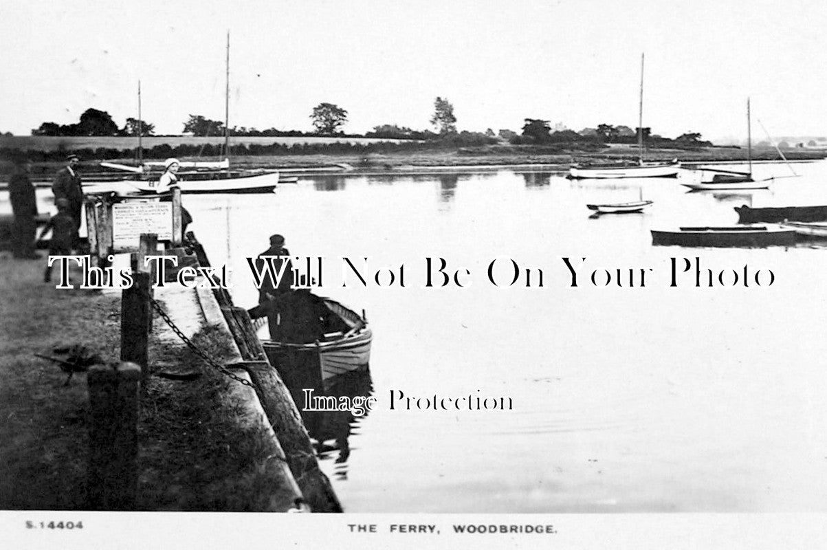 SF 581 - The Woodbridge & Sutton Ferry At Woodbridge, Suffolk c1927
