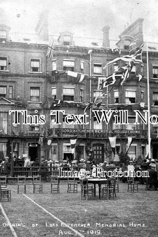 SF 585 - Lord Kitcheners Home, Opening Ceremony, Suffolk 1919