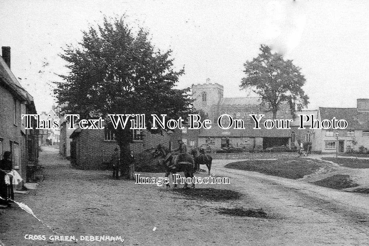 SF 59 - Cross Green, Debenham, Suffolk c1906