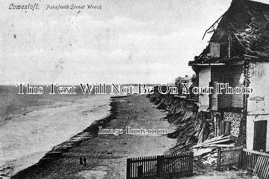 SF 591 - The Wreck Of Pakefield Street, Near Lowestoft, Suffolk c1907