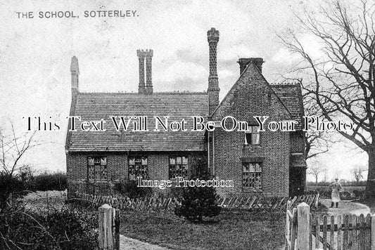 SF 592 - The School, Sotterley, Suffolk c1910