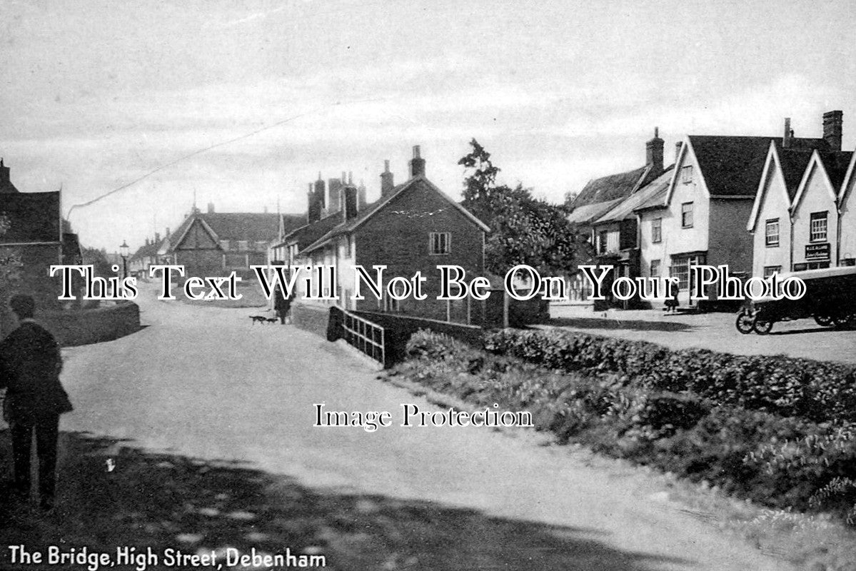 SF 593 - The Bridge, High Street, Debenham, Suffolk c1946