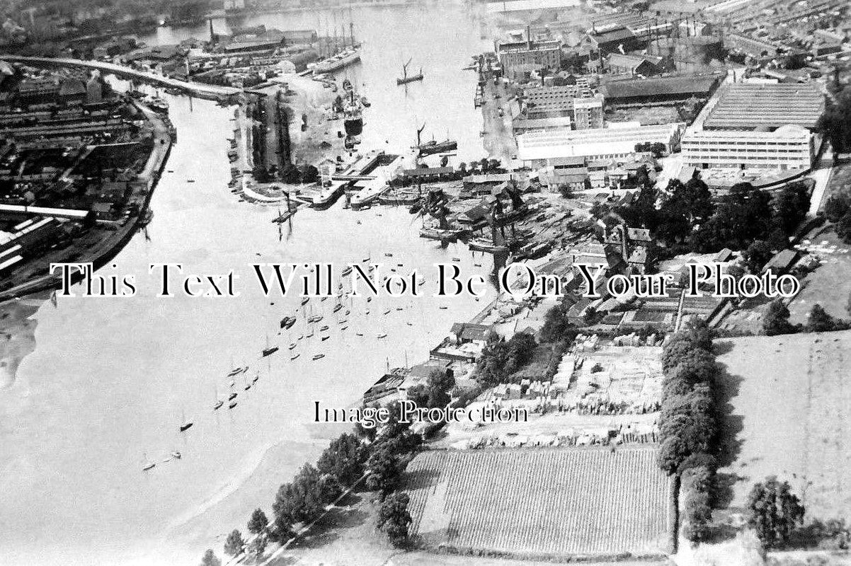 SF 620 - Aerial View Of The Docks, Ipswich, Suffolk