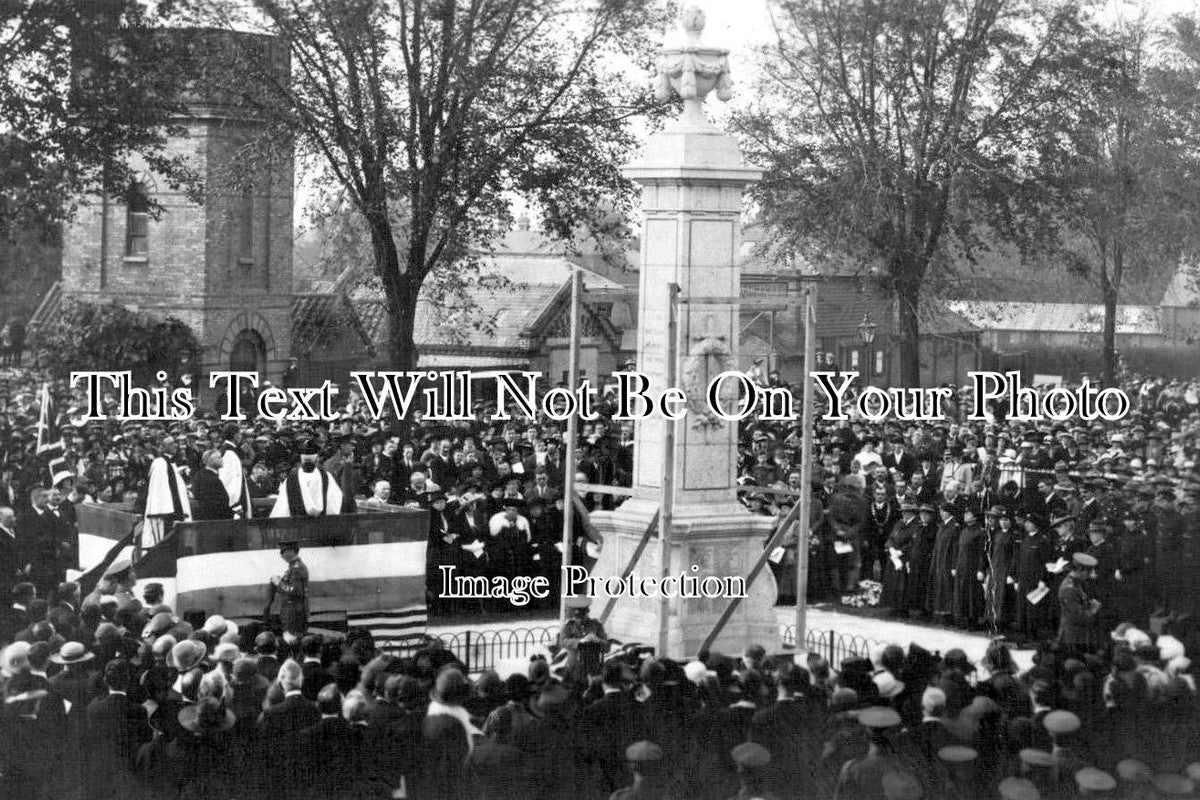 SF 628 - War Memorial Ceremony, Newmarket, Suffolk