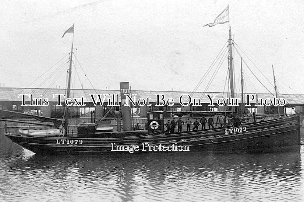 SF 638 - LT 1079 Brand New Drifter In Dock, Lowestoft, Suffolk c1905