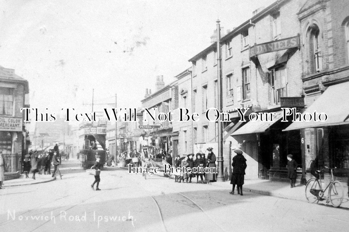 SF 653 - Norwich Road, Ipswich, Suffolk c1907