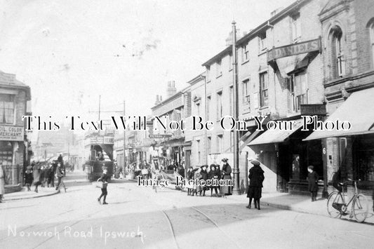 SF 653 - Norwich Road, Ipswich, Suffolk c1907