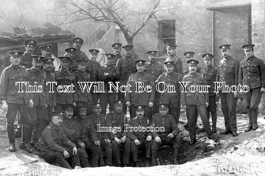 SF 655 - Crater In Denmark Road, Zeppelin Raid, Lowestoft, Suffolk WW1 1915