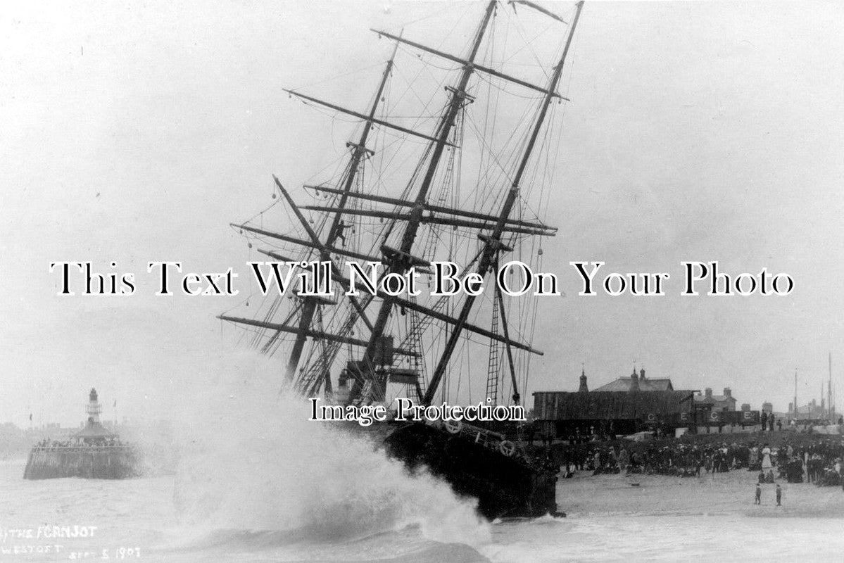 SF 7 - Wreck Of The Fornjot, Lowestoft, Suffolk 1907