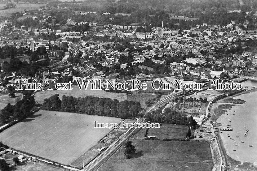 SF 707 - Aerial Photo, Woodbridge, Suffolk c1930