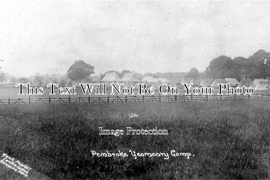 SF 718 - BENACRE PARK, MILITARY, PEMBROKE YEOMANRY CAMP