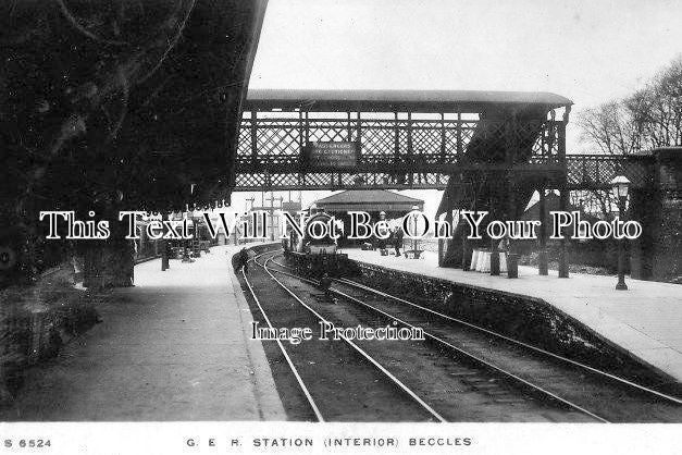 SF 730 - Beccles Railway Station, Suffolk c1910