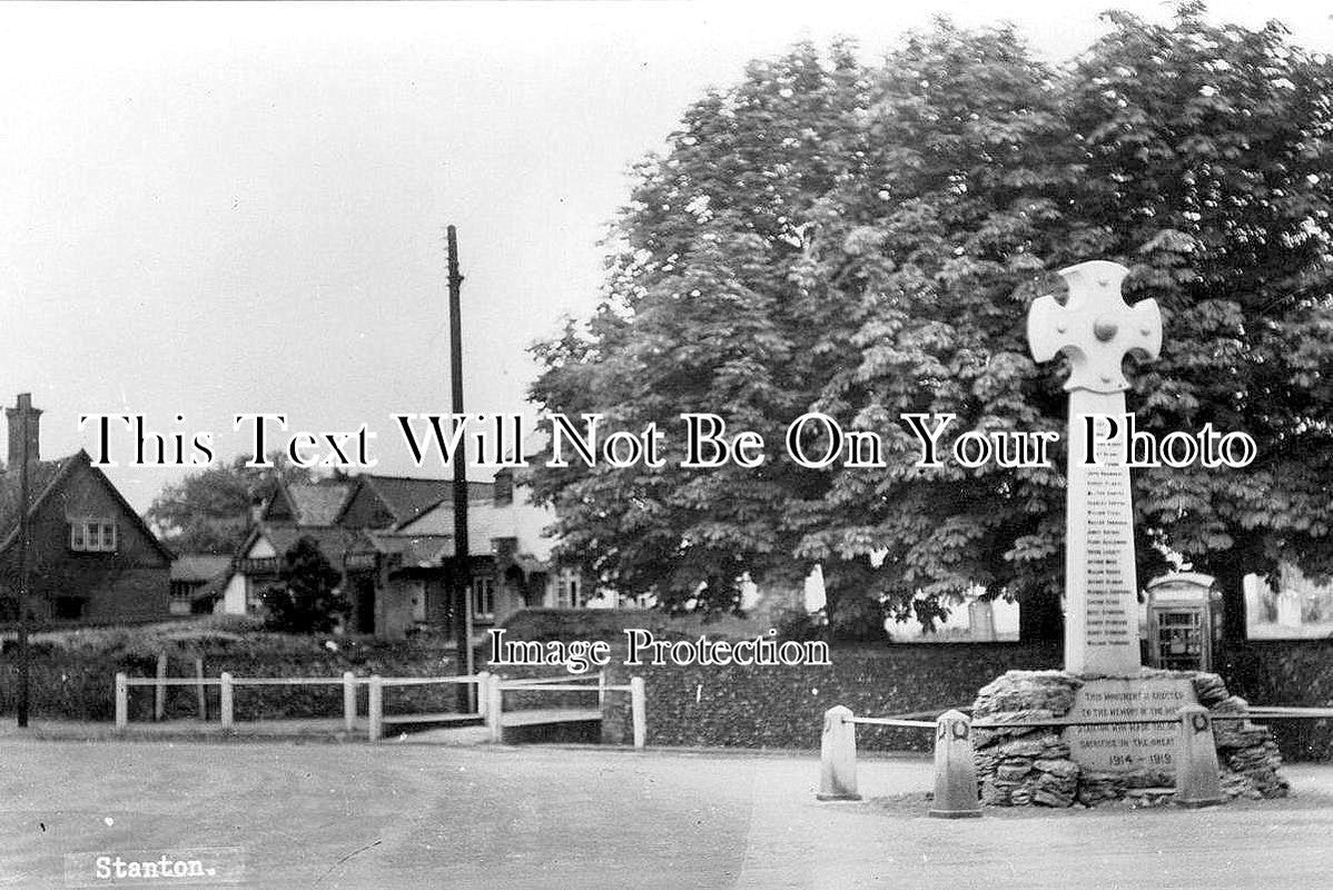 SF 737 - Stanton War Memorial, Suffolk