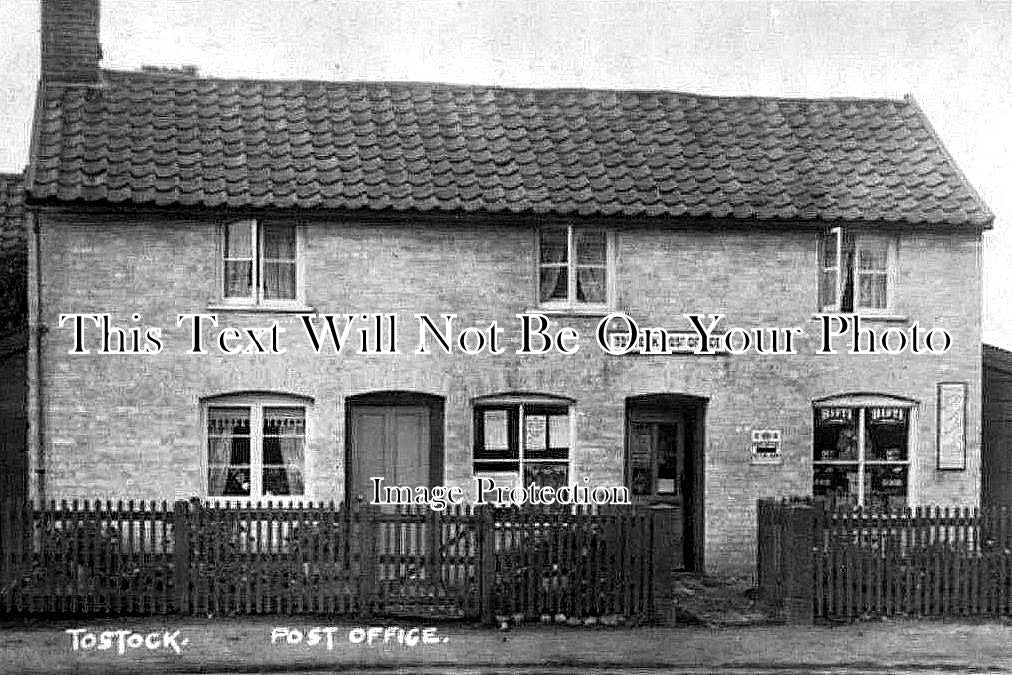 SF 75 - Tostock Post Office, Suffolk c1915