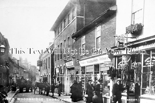 SF 764 - Thoro'Fare, Woodbridge, Suffolk c1910