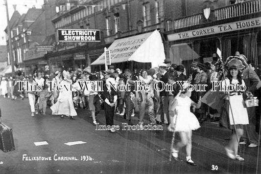 SF 765 - Felixstowe Carnival, Suffolk 1934