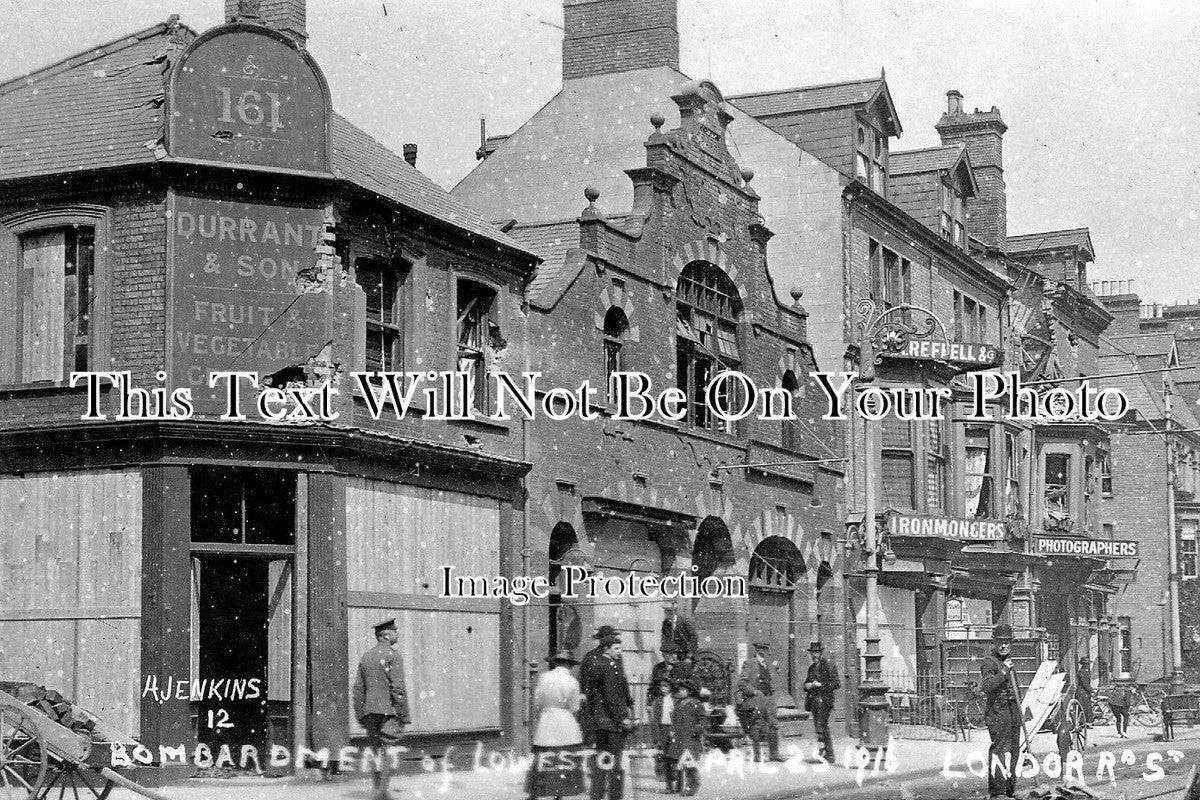 SF 817 - London Road, Bombardment Of Lowestoft, Suffolk 1916