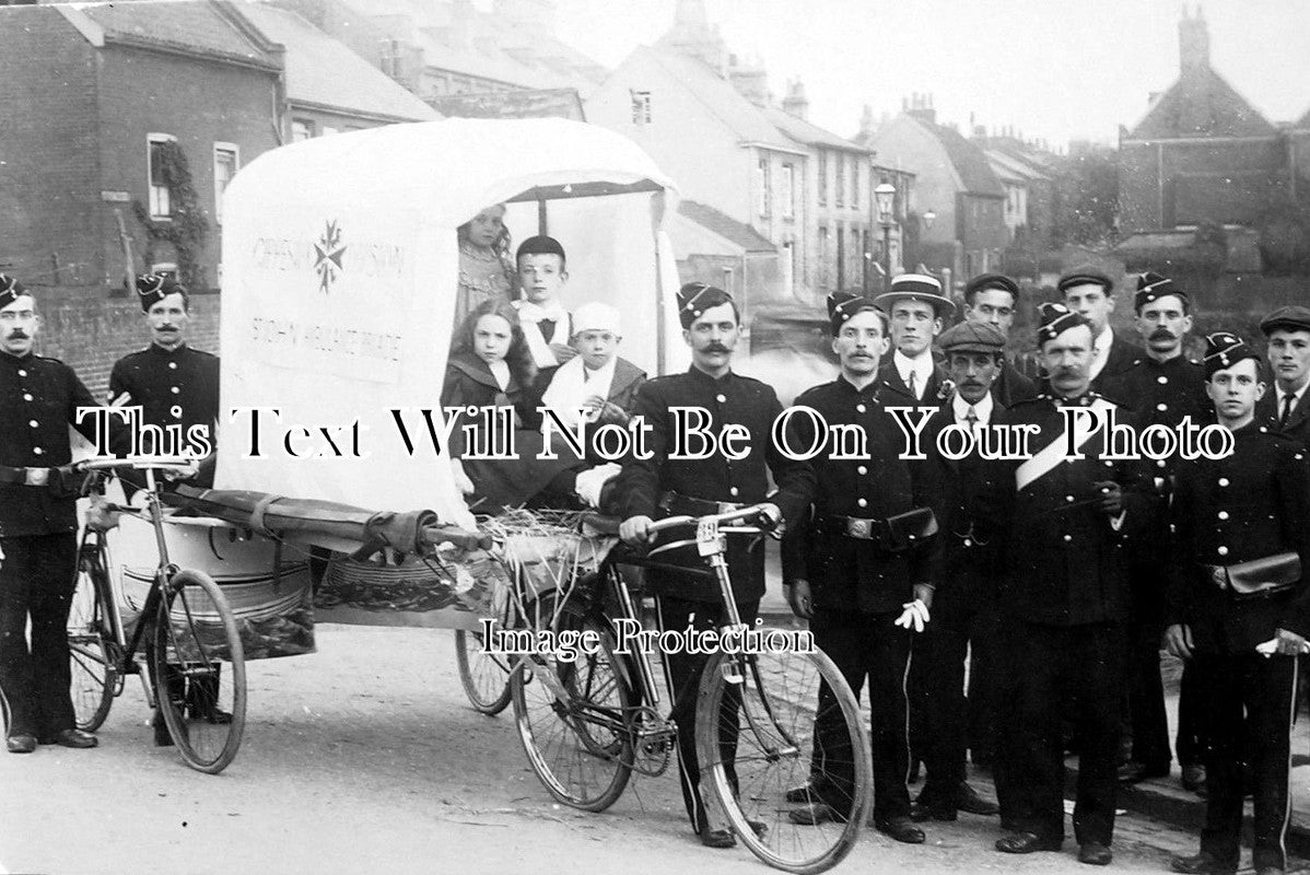 SF 834 - Gippeswyk Division St John Ambulance Brigade, Ipswich Suffolk c1907