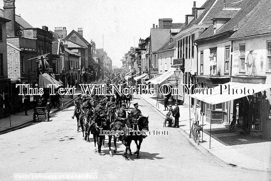 SF 84 - The Essex Yeomanry In Sudbury, Suffolk c1909