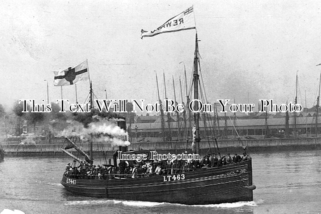 SF 853 - Drifter In Sea Trials, Lowestoft, Suffolk 1906