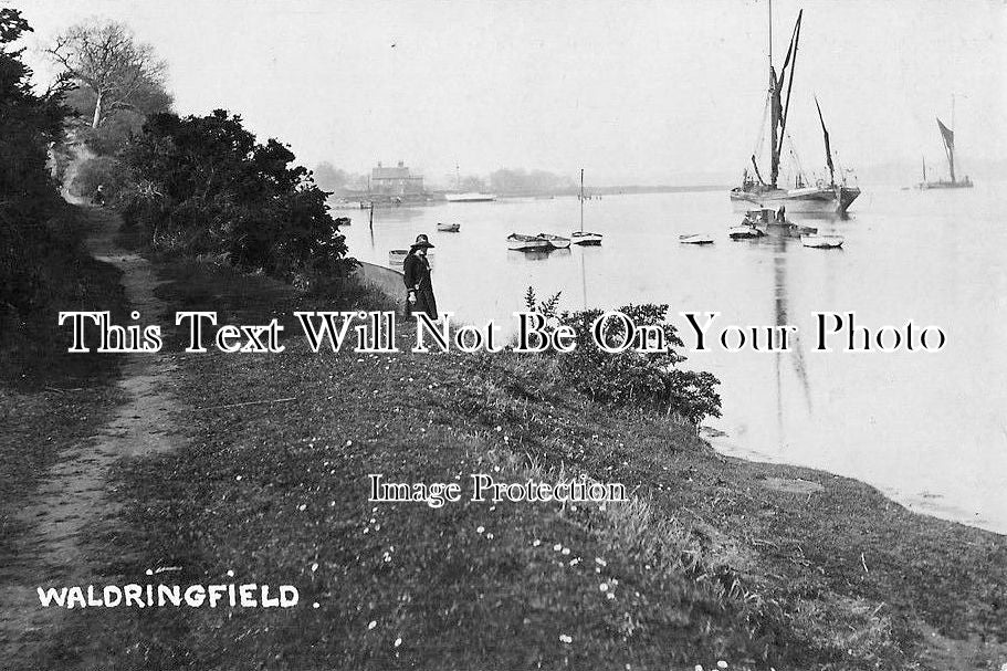 SF 873 - River Deben, Waldringfield, Suffolk c1934