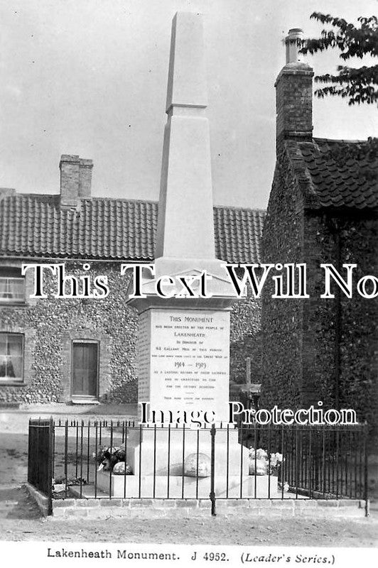 SF 891 - Lakenheath War Memorial, Suffolk