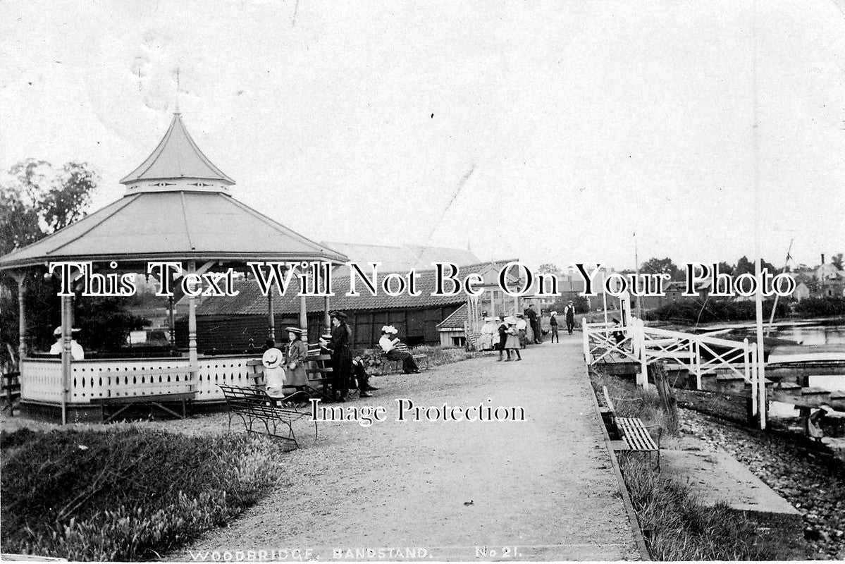 SF 92 - The Bandstand, Woodbridge, Suffolk c1913