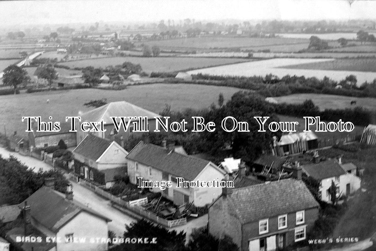 SF 931 - Elevated View Of Stradbroke, Suffolk c1914