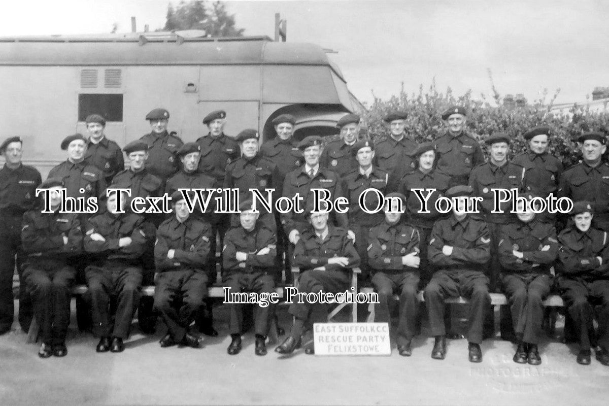 SF 962 - Felixstowe Rescue Party, Suffolk WW2