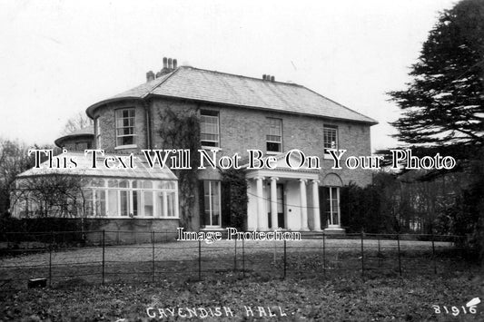 SF 975 - Cavendish Hall, Cavendish, Suffolk c1934