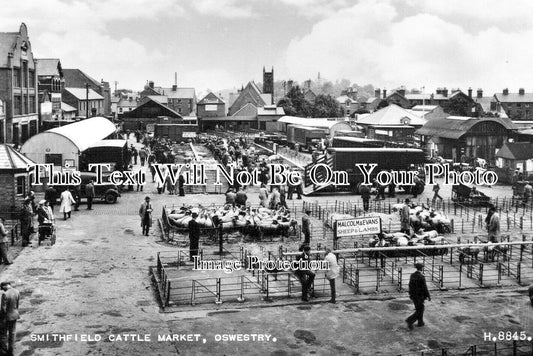 SH 1019 - Smithfield Cattle Market, Oswestry, Shropshire