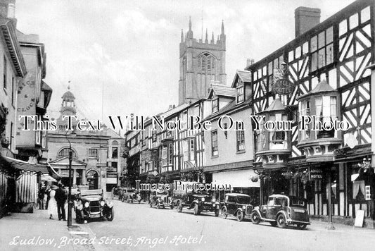 SH 1022 - The Angel Hotel, Broad Street, Ludlow, Shropshire