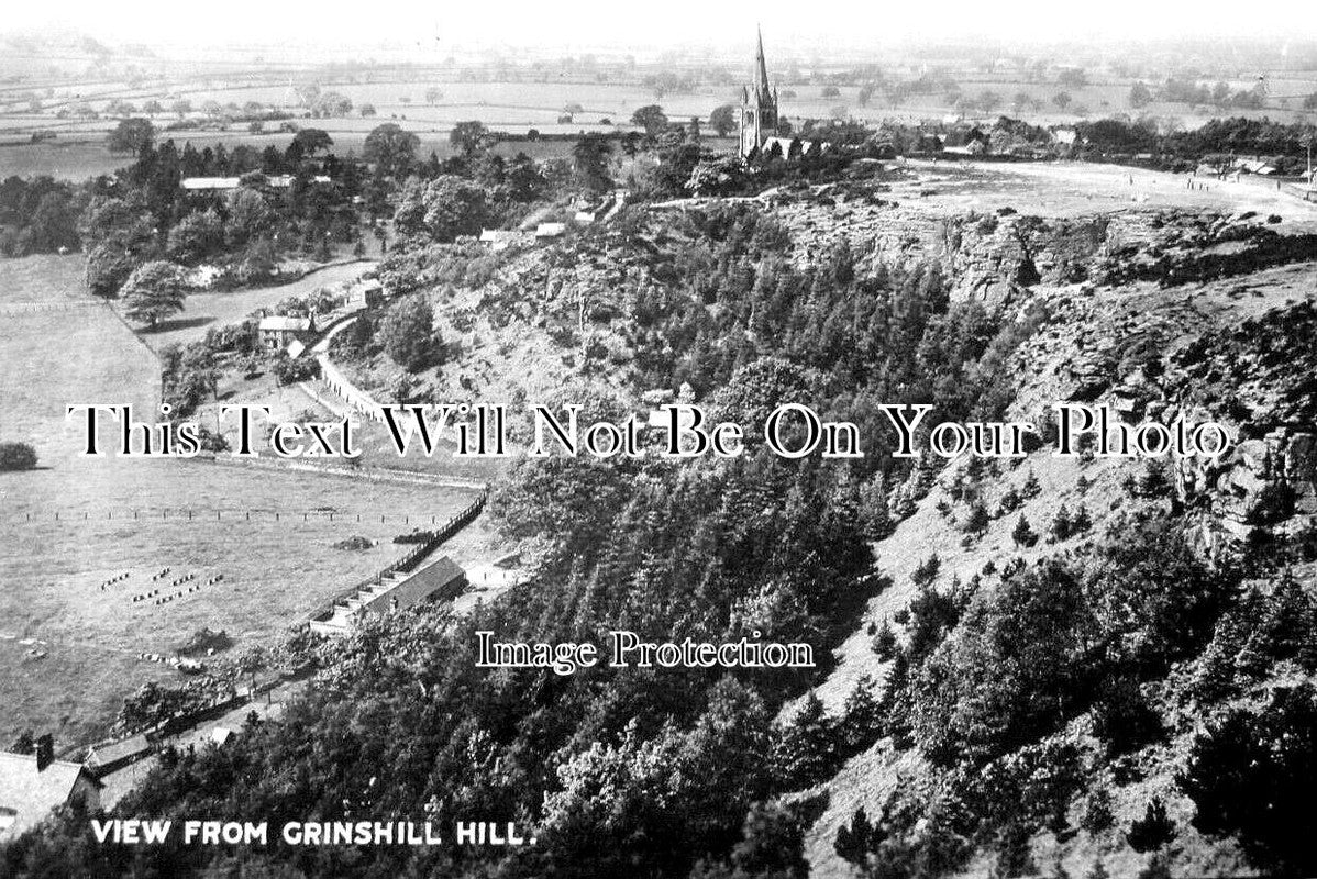 SH 1027 - View From Grinshill Hill, Shropshire c1929