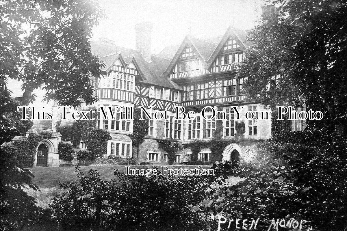 SH 1043 - Preen Manor, Church Stretton, Shropshire c1905