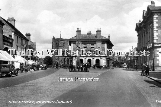 SH 179 - High Street, Newport, Shropshire c1938