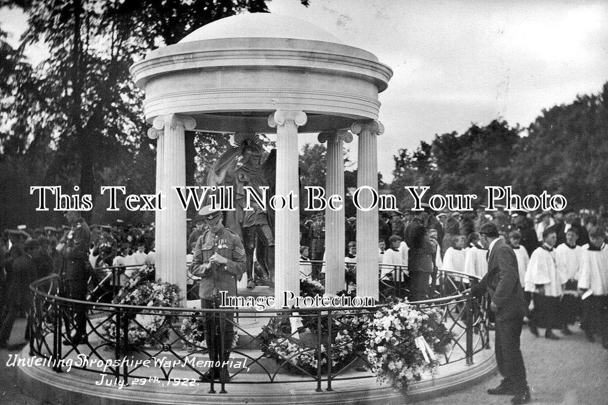 SH 202 - Shropshire War Memorial Unveiling 1922