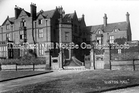 SH 236 - Hinton Hall, Whitchurch, Shropshire c1920