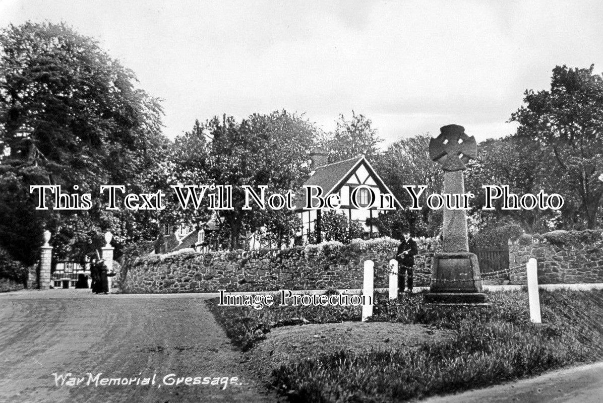 SH 317 - Cressage War Memorial, Shropshire