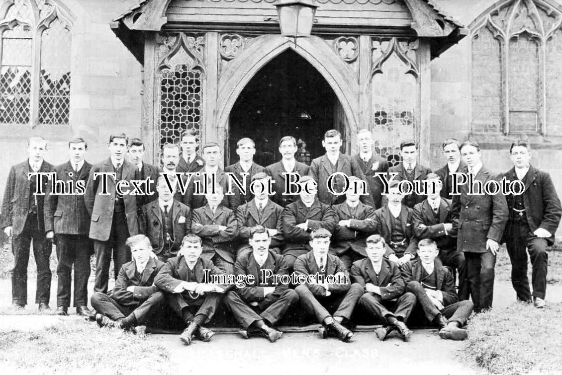 SH 357 - Mens Class, Lilleshall, Shropshire c1911