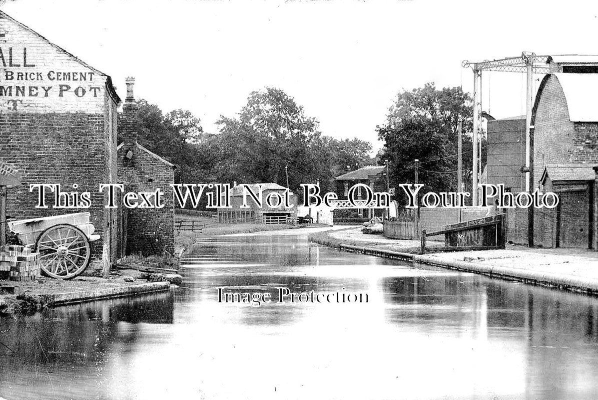 SH 390 - Ellesmere Wharf & Gas Works, Shropshire Union Canal c1910