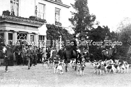 SH 407 - Meet Of The Hounds At Aston Hall, Aston On Clun, Shropshire