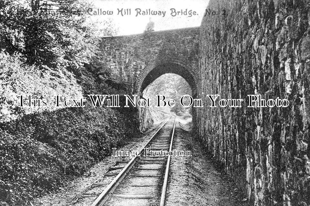 SH 451 - Minsterley Callow Hill Railway Bridge, Shropshire c1910